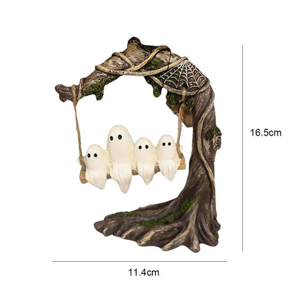 👻Halloween Cute Ghost Tree Swing Decor