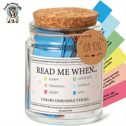 Read Me When Bible Verse Jar (with giftBOX)