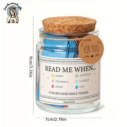 Read Me When Bible Verse Jar (with giftBOX)