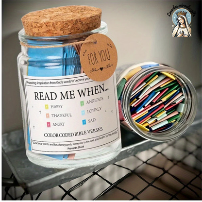Read Me When Bible Verse Jar (with giftBOX)