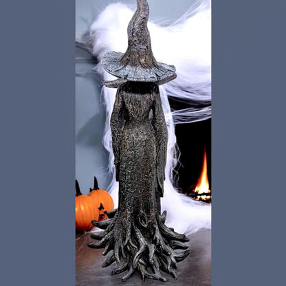 🔥🧙‍♀️💫Hand-Painted Enchanting Witch Statue