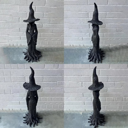 🔥🧙‍♀️💫Hand-Painted Enchanting Witch Statue