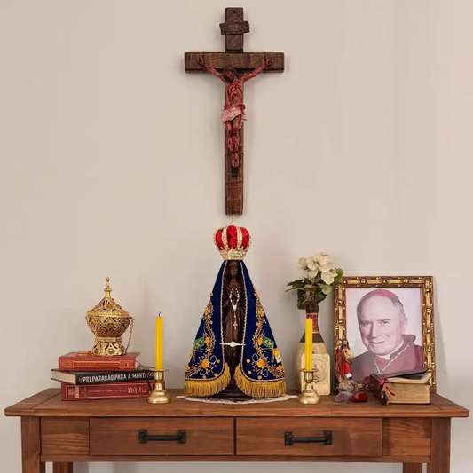 ✝️ Hand-Carved Blessed Jesus Crucifix