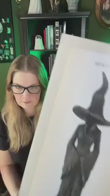 🔥🧙‍♀️💫Hand-Painted Enchanting Witch Statue