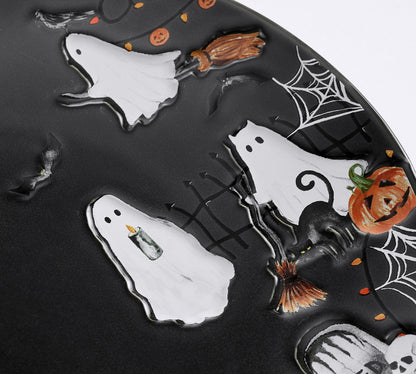 Scary Squad Stoneware Dinner Plates - Set of 4