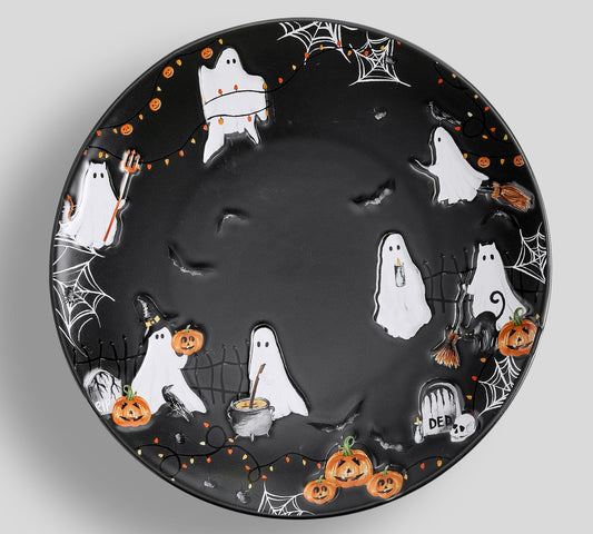 Scary Squad Stoneware Dinner Plates - Set of 4