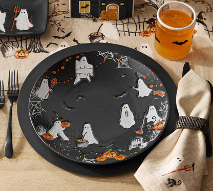 Scary Squad Stoneware Dinner Plates - Set of 4